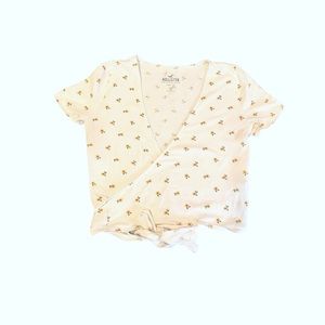 Hollister Floral Multi-Way Wrap Top